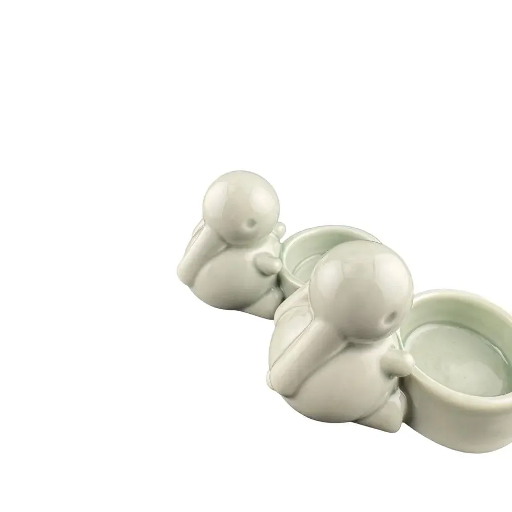 IKEA Fossta Springtime Bunny Tealight Votive Holders Set of 2 805.490.81
